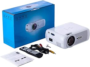 PinShang U80 Plus Android Mini Projector LCD Blueteeth WiFi HDMI VGA Portable Home Theater Entertainment for Movie Watching white U.S. regulations