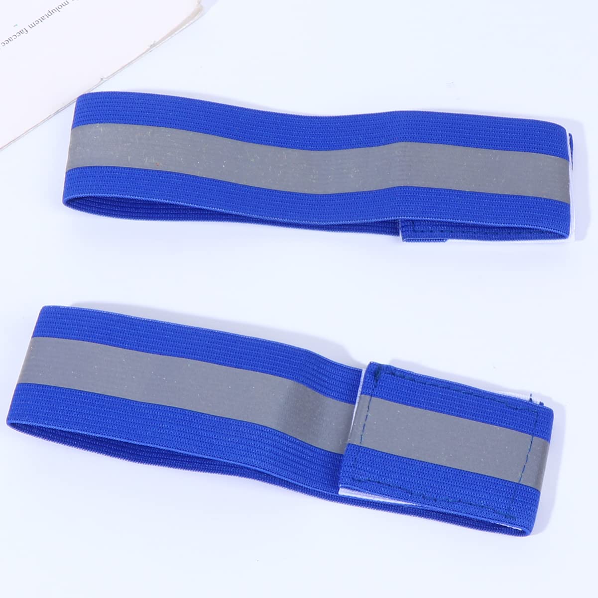SUPVOX Bracelet Réfléchissant Nuit Train De Roulement Réfléchissant Gilets Rafraîchissants pour Hommes Coupe-Vent Para Brassard Reflechissant Elastiques Bracelets Blue
