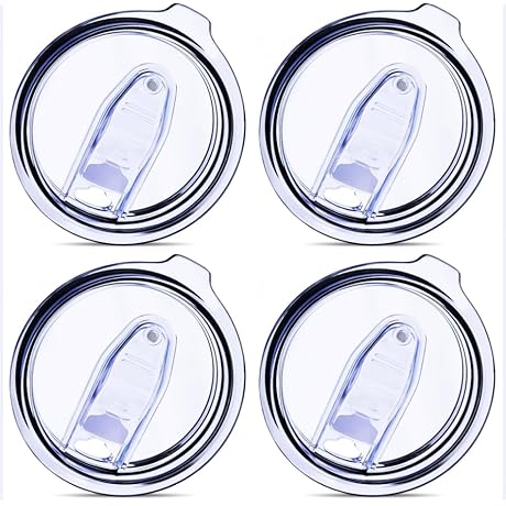 4 Replacement Tumbler Lids for 30oz Yeti Rambler Tumbler
