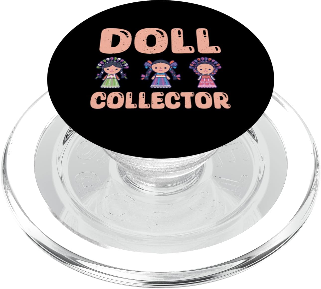 Beautiful Doll Collector Outfit Antique Dolls Collection PopSockets MagSafe PopGrip for iPhone