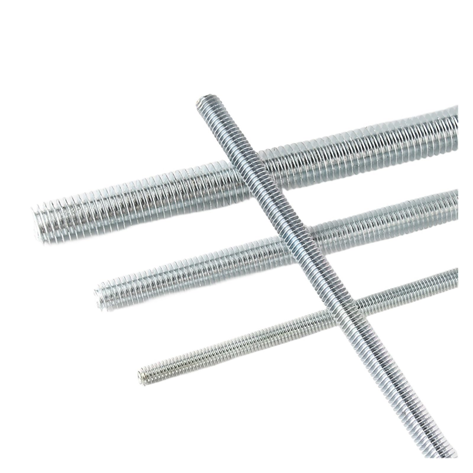 Lot De 10 Goujons Filetés Uxcell M6x150mm - Acier Inox 304 - Argent