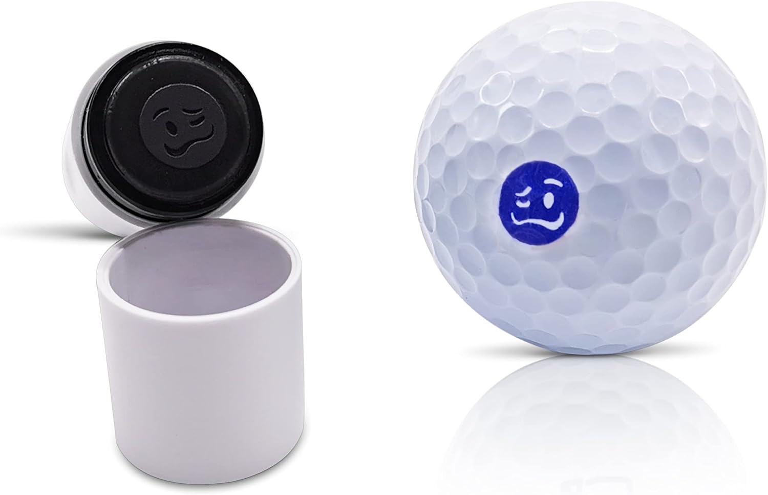 Golf Ball Stamp Markers Assorted Designs Faces, Emojis, Symbols and More