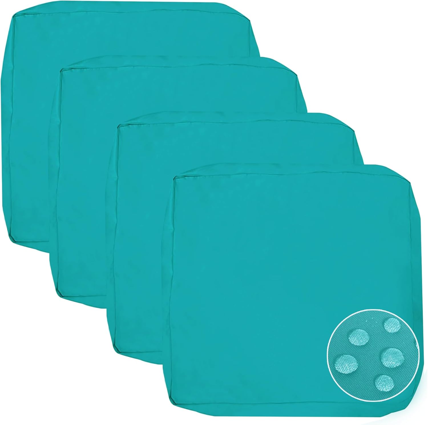 Sqodok Patio Cushion Covers, Waterproof Outdoor Cushion Covers Replacement, Patio Cushion Seat Slicovers for Sectional Sofa, Chair, Outdoor Wicker Patio Sofa