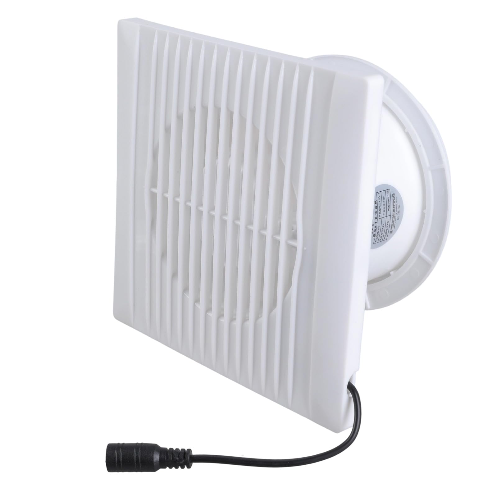 8W Solarpanel Powered 4 Inch Exhaust Fan for Outdoor Ventilation in Greenhouses Coops Sheds Quiet Bathroom Fan