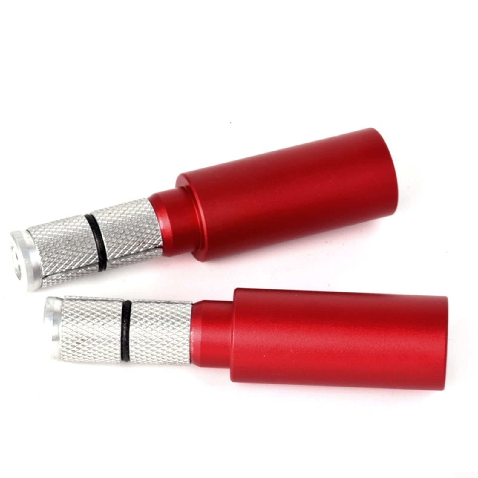 Glewi Aluminium Alloy Bicycle Handlebar Extender Riser Adapter 100mm Length for 15-20mm ID Fork Stem Mountain Bike Upgrade Black 2 Pack(red)