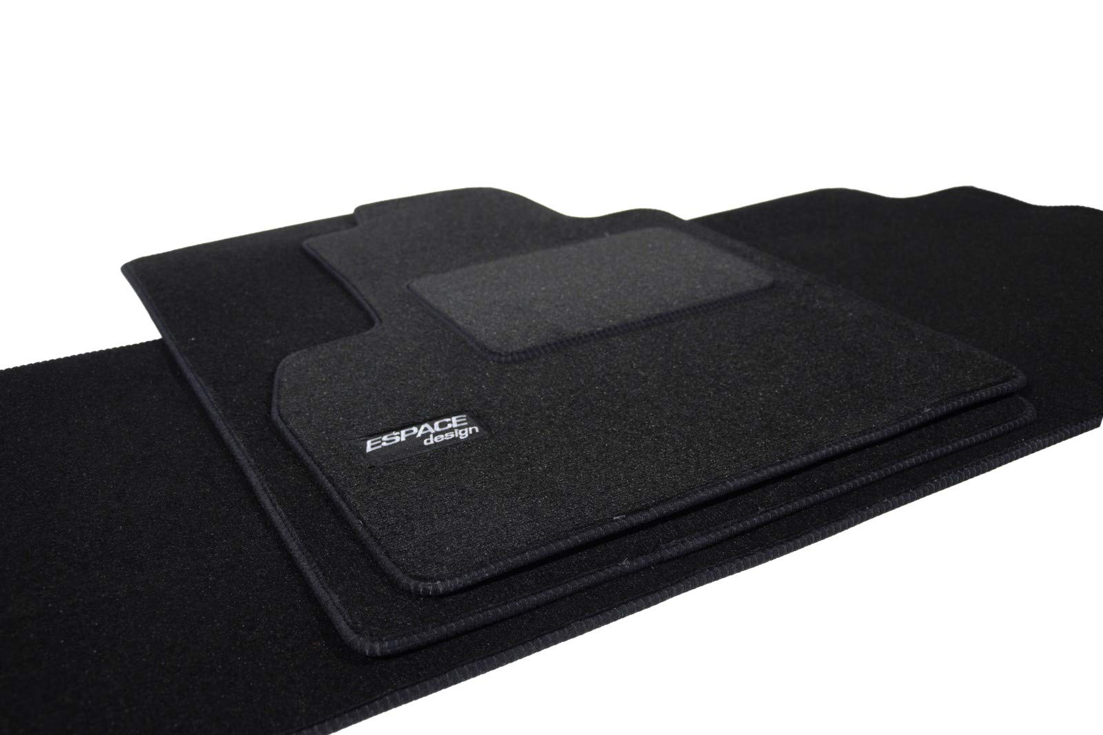 Tapis De Sol Velours Noir Sur Mesure Pour Renault Espace 2002-2014 - Antidérapant, Renfort Talon, Imperméable - 14