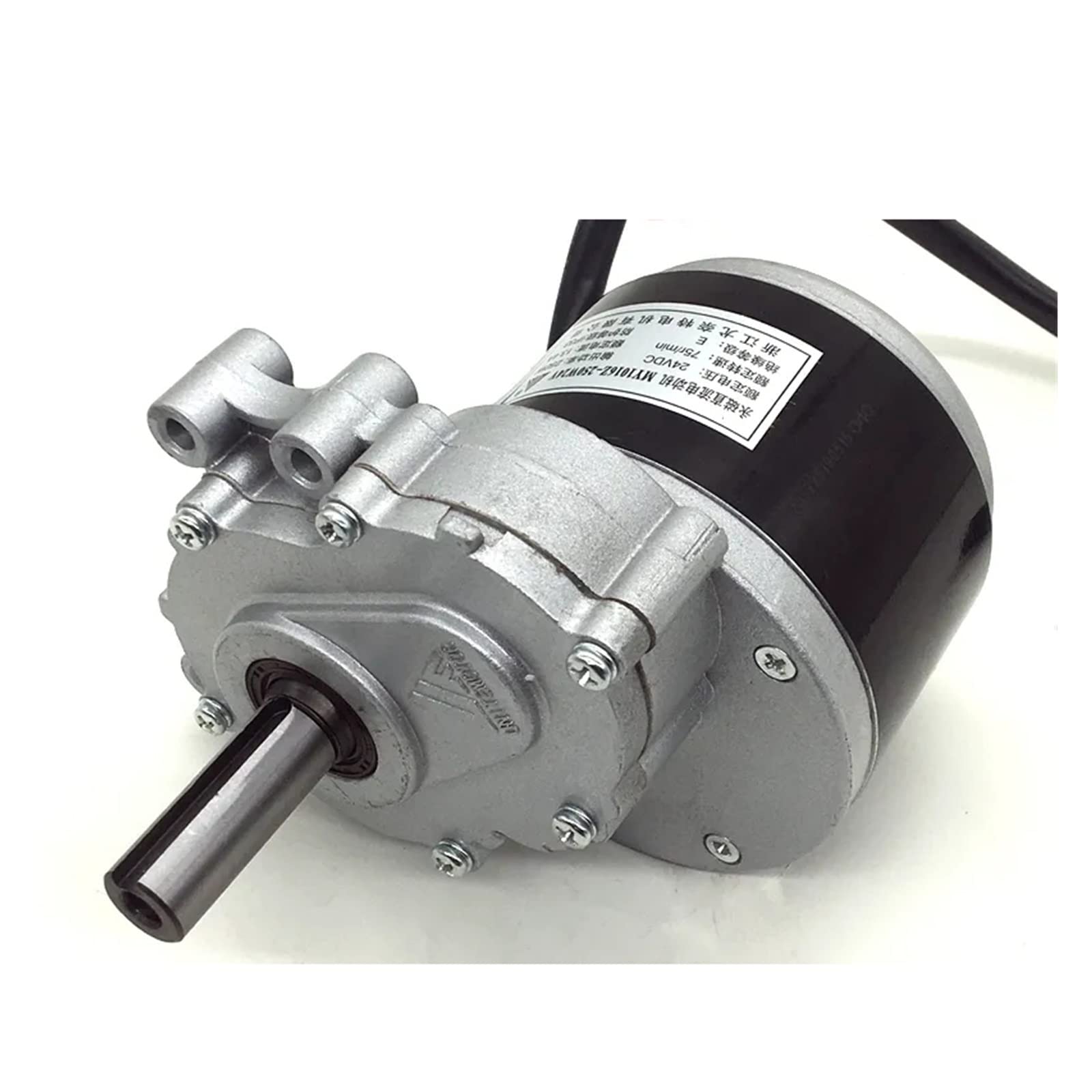 Gebürstetes Gleichstromgetriebe ， Gebürsteter Getriebemotor mit niedriger Drehzahl for elektrische Räder, 250 W, 24 V, 75 U/min / 120 U/min, 44 mm lang, 17 mm Durchmesser (Color : 120rpm, Size :