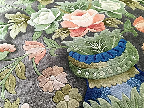 段通刺繍絨毯8畳1