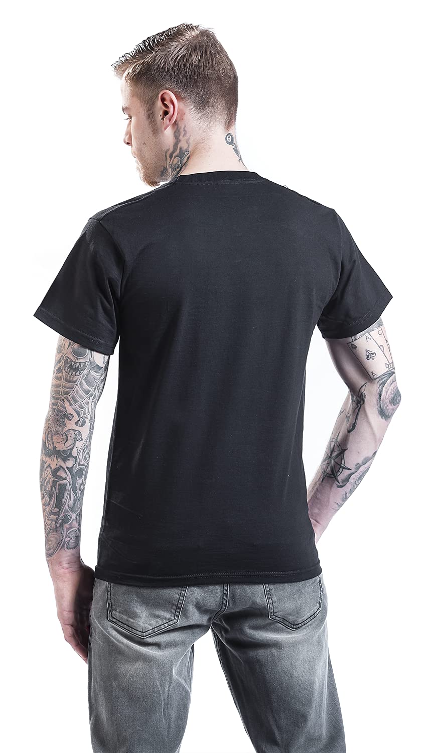 Super Mario Bowser - Vintage Homme T-Shirt Manches Courtes Noir Regular/Coupe Standard