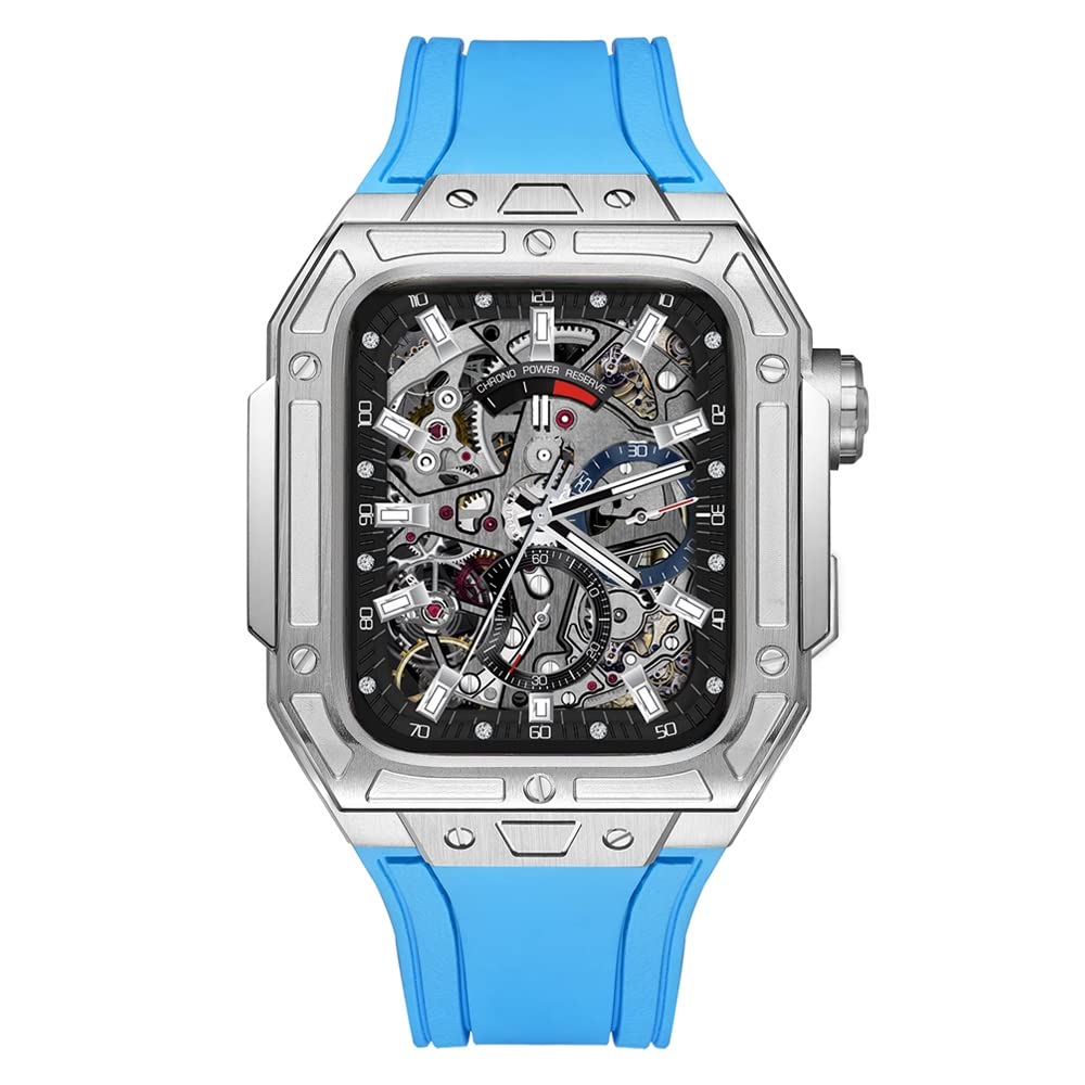 Bracelet Viton Apple Watch 45mm et boîtier carbone pour le sport - 8