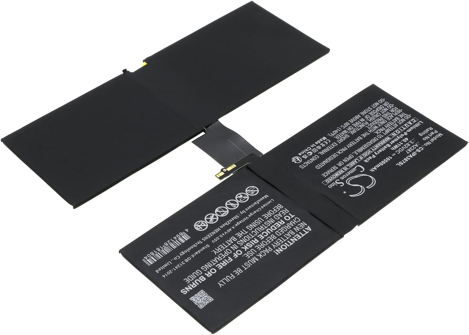 CS Cameron Sino 10500mAh / 40.11Wh Replacement Battery for (Apple) A2378, A2379, A2461, A2462, iPad Pro 12.9 2021, iPad Pro 5th Gen 12.9 2021, A2387
