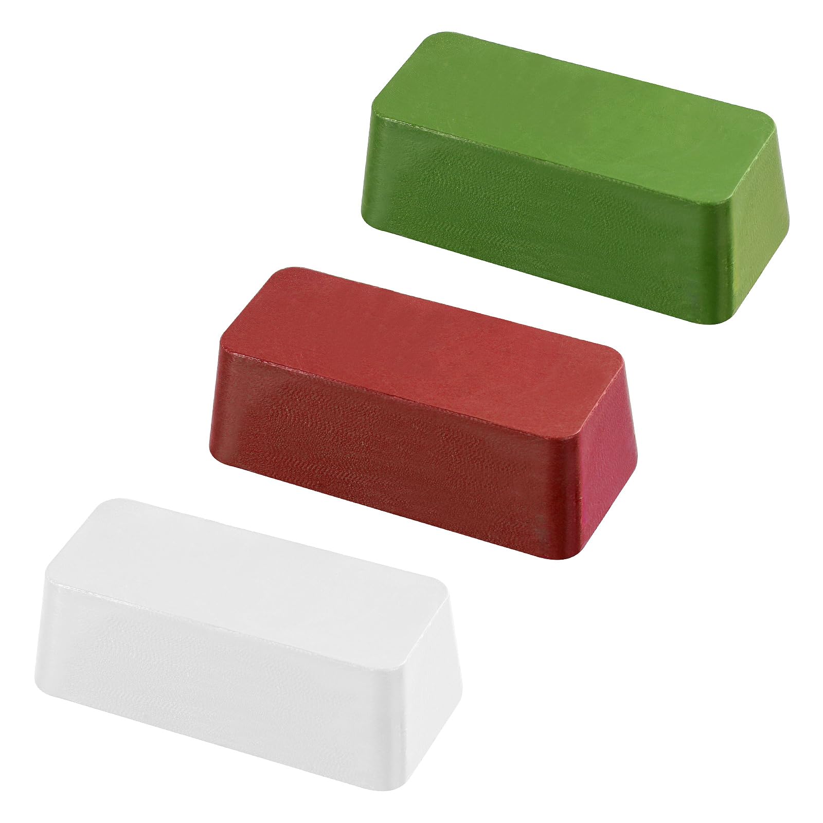 DSMART Metal Polishing Compound Buffing Polish Cutting Compounds 12 Oz. Kit for Metal Jewelry Aluminium Stainless Steel etc. - Green Fine/White Medium