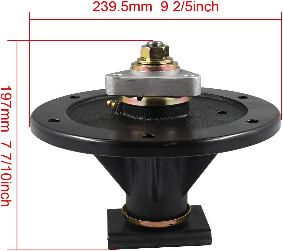Spindle Assembly 107-8504 for Toro 48" 52" 60" Deck Z Master Z400 Z410 Z441 Z449 Z450 Z453 Z500 Z528 Turbo Force Replace Mower Spindle 258-881 107-8504
