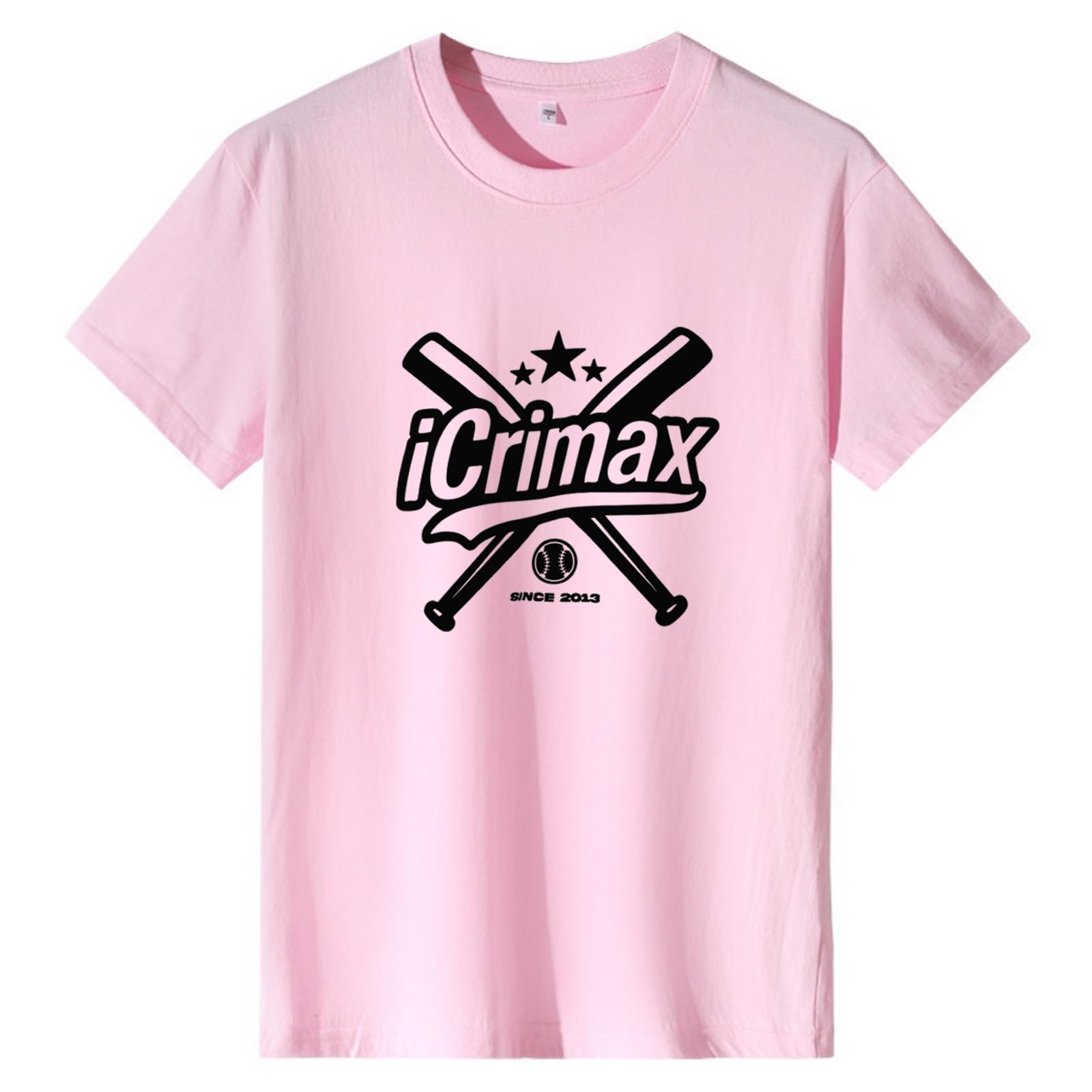Icrimax T-Shirt Kurzärmeliges Retro Sportshirt Für Damen Und Herren Oversize T-Shirt Aus Wolle Im Hip-Hop Und Street Style XS–3XL