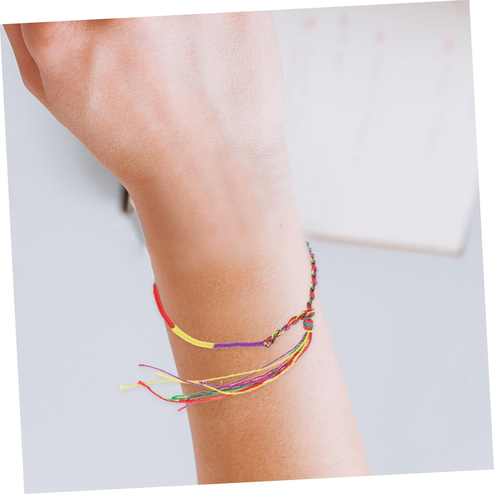 LIFKOME pulseras de amistad trenzadas pulseras trenzadas pulseras de amistad de colores pulseras de hilos de colores