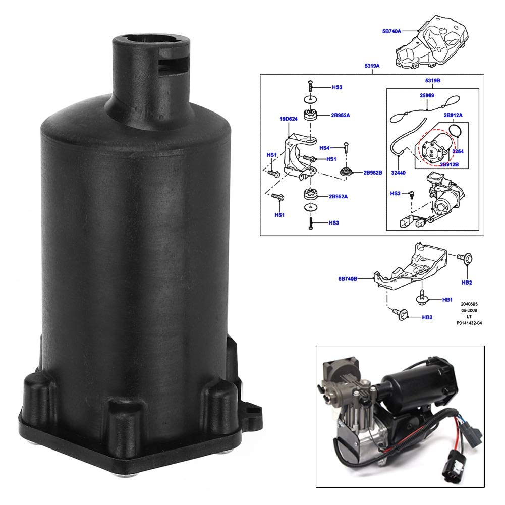 Conjunto de filtro secador de compresor de aire KIMISS apto para 2005-2013 OEM VUB504700