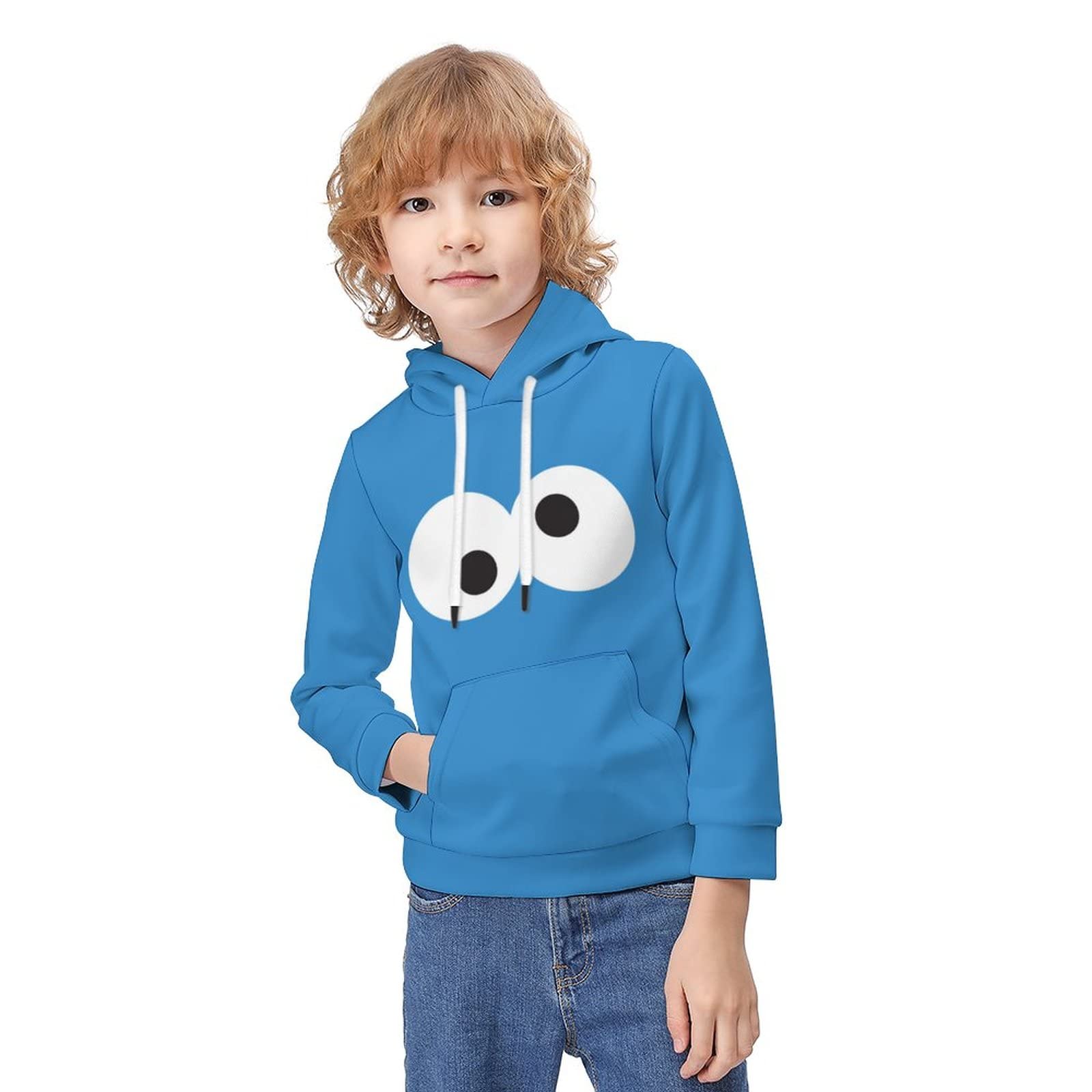 Amazon.co.jp: 子供 パーカー セサミストリート クッキーモンスター 