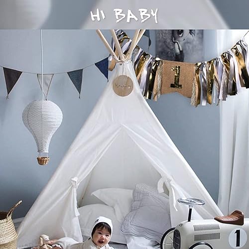 Miniatura 4 de Ins Style - Cartel de primer cumpleaños de la serie dorada, pancarta personalizada para silla alta, suministros para fiestas temáticas geniales