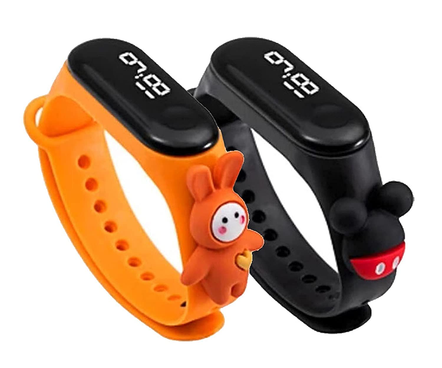 Navkar Crafts Combo of 2 Cartoon Character Waterproof LED Kids Watches for Boys & Girls (B0BJ328G9H) Amazon Price History, Amazon Price Tracker