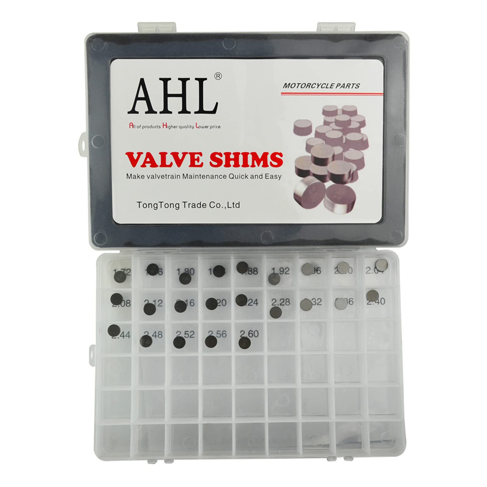 AHL- 23pcs 8.85mm Motocicleta Pastillas ajustable juego de válvulas Valve Shim kit para FC 450 2014-2020