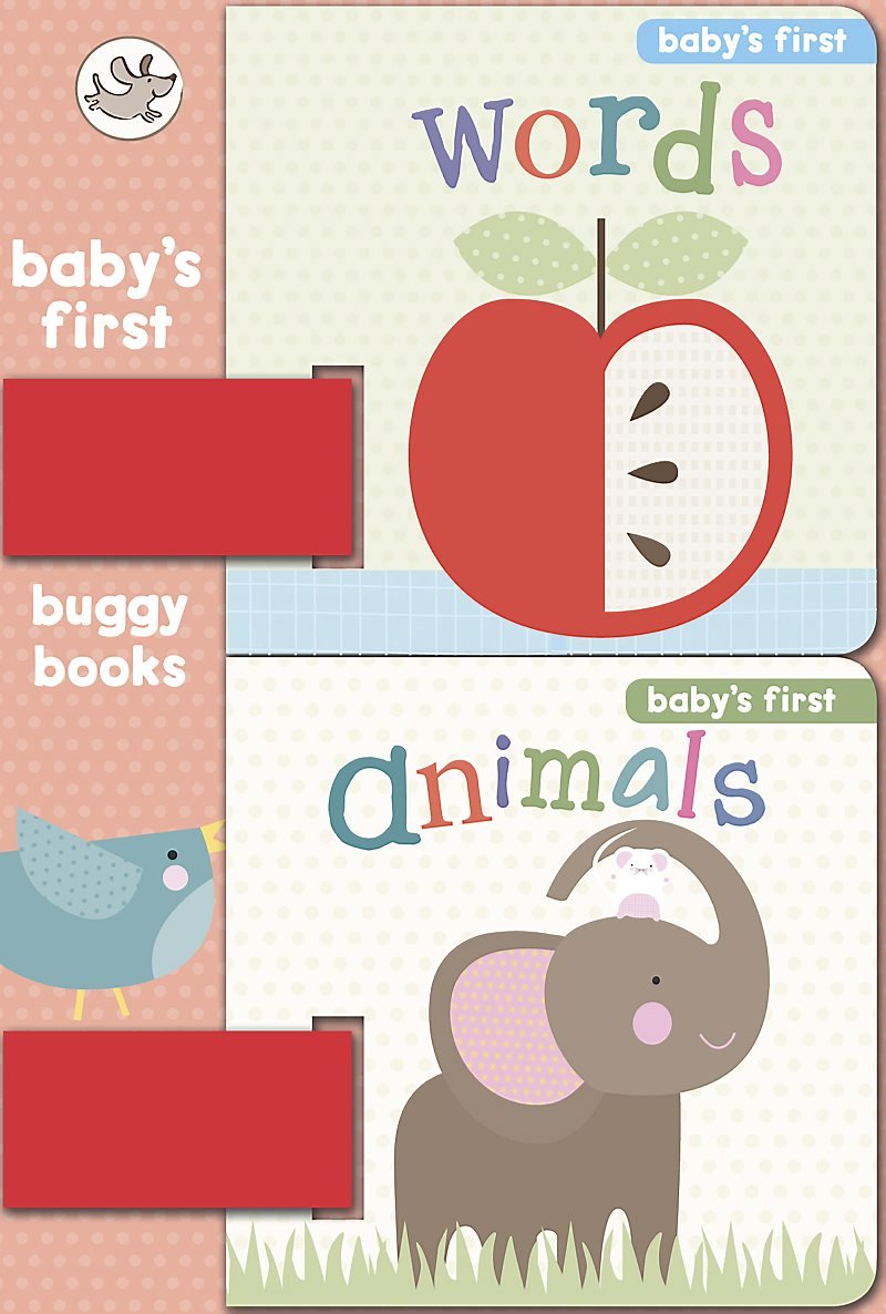 Little Learners Baby's First Buggy Book 'Words & Animals' Baby's