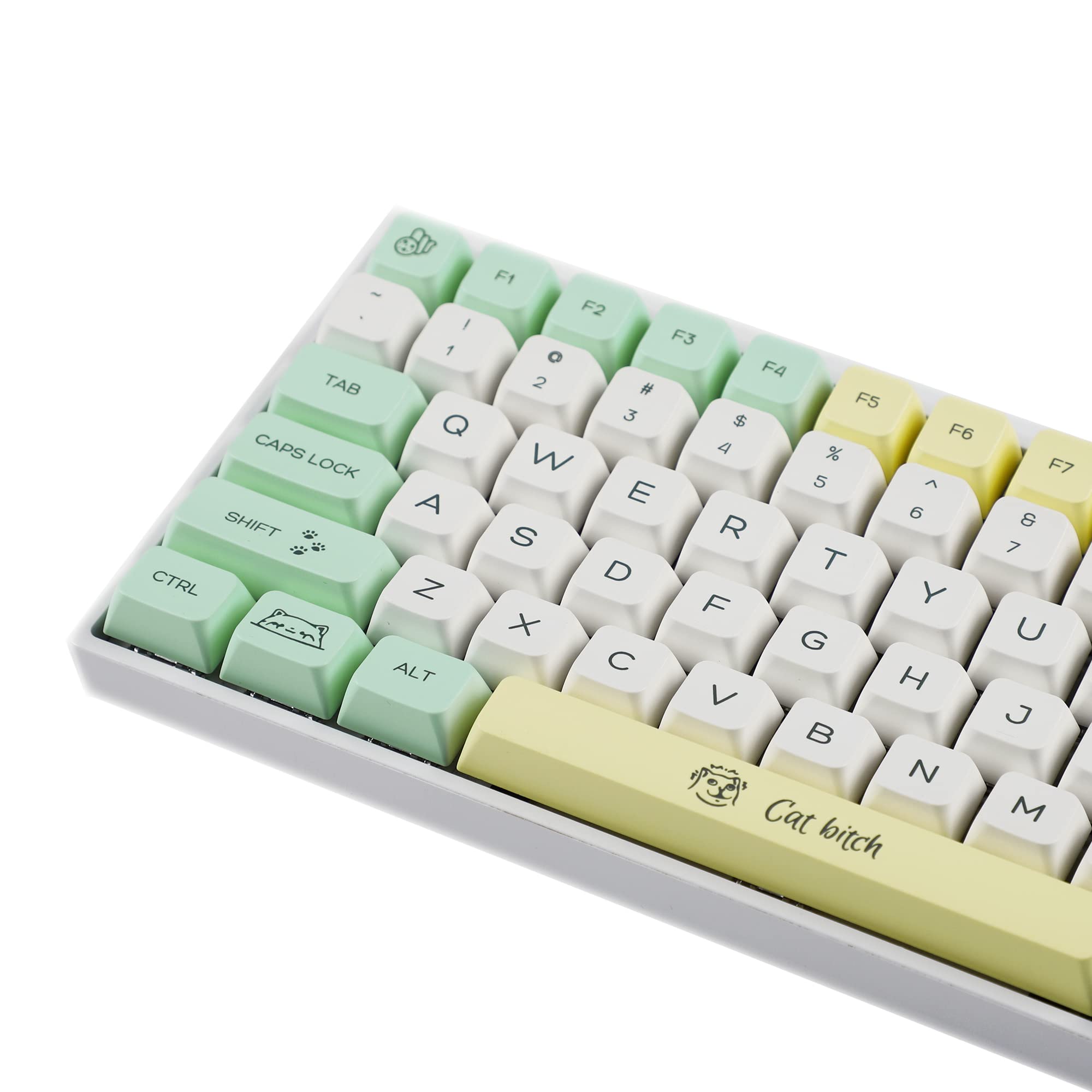 Amazon | YMDK 144 Peeking Cat MDA プロファイル 染料 サブキー