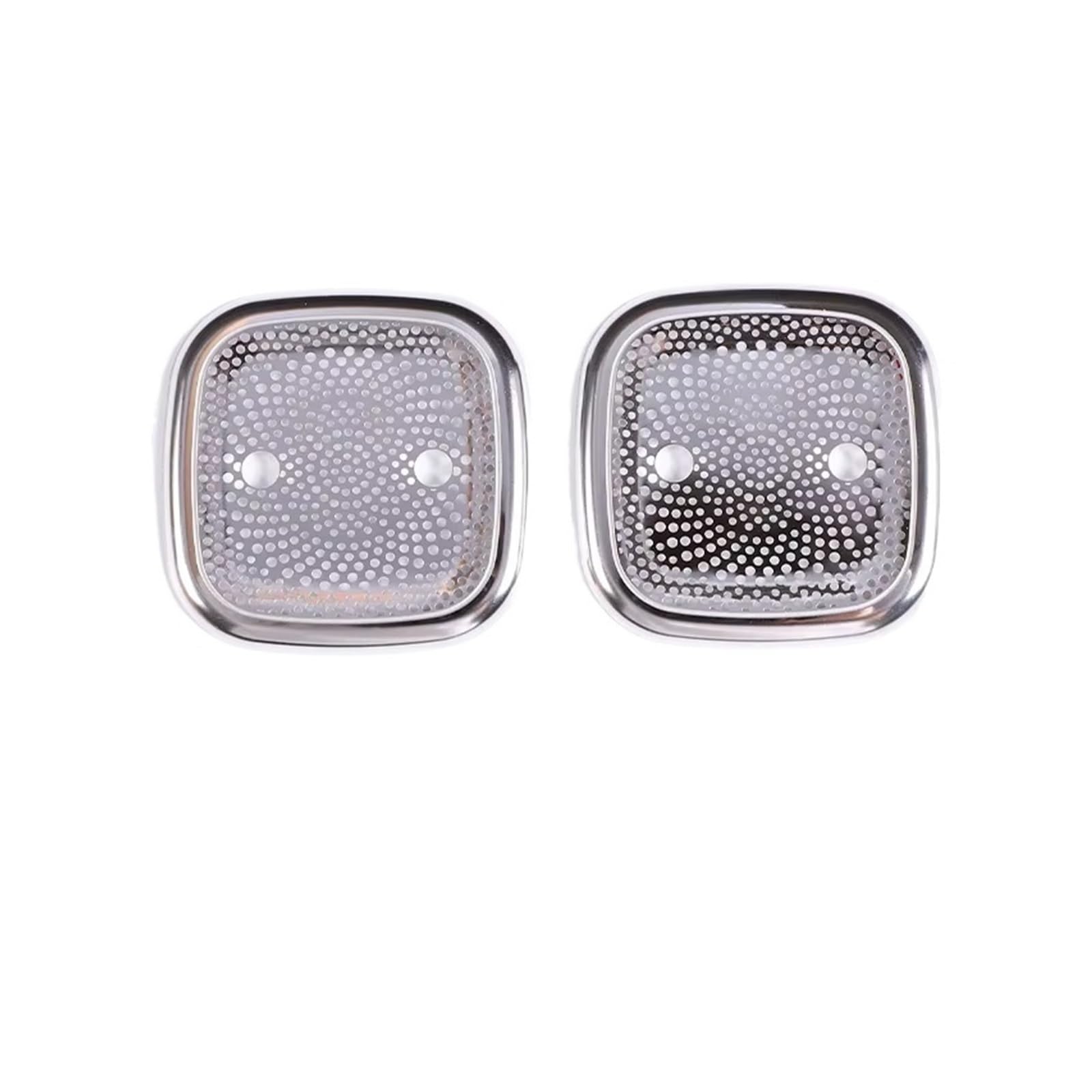 Auto Interior for Range for Rover for Sport for Vogue L460 2023 Roof Speaker Decoration Cover Stickers Accessories(Glossy Silver)