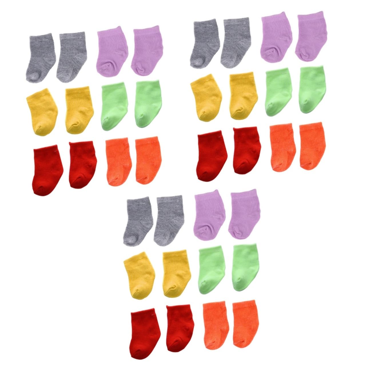ibasenice 18 Pairs Doll Socks American Dolls Mini Dollhouse Accessories Newborn Clothes My Generation Doll Accessories My Life Doll Shoes Mini Sock Doll Photo Props Toy Socks Doll Costume