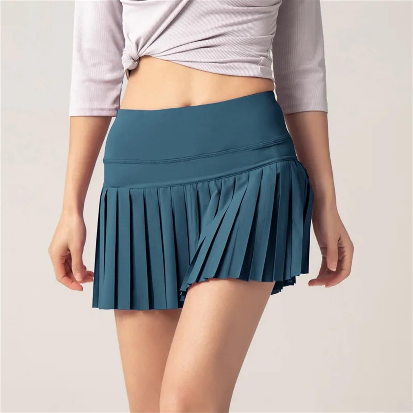 Falda pantalón de Tenis Suave con Bolsillo Deportiva for Mujer atlética Transpirable para Mujer