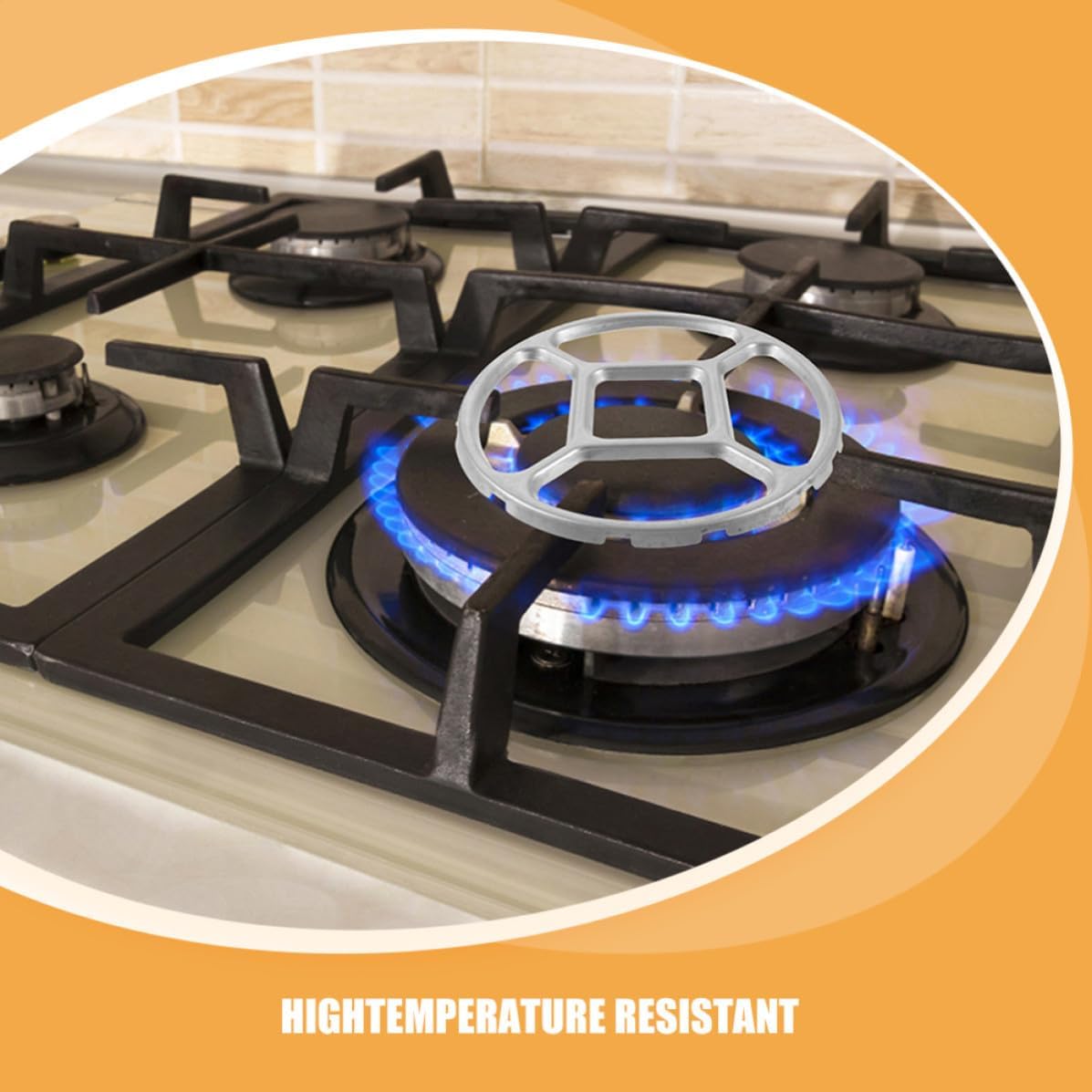 3pcs Non-slip Alloy Wok Ring for Gas Stove Small Pots Support Stand Rack Kitchen Cooking Accessory Sturdy Gas Stove Stand Ring