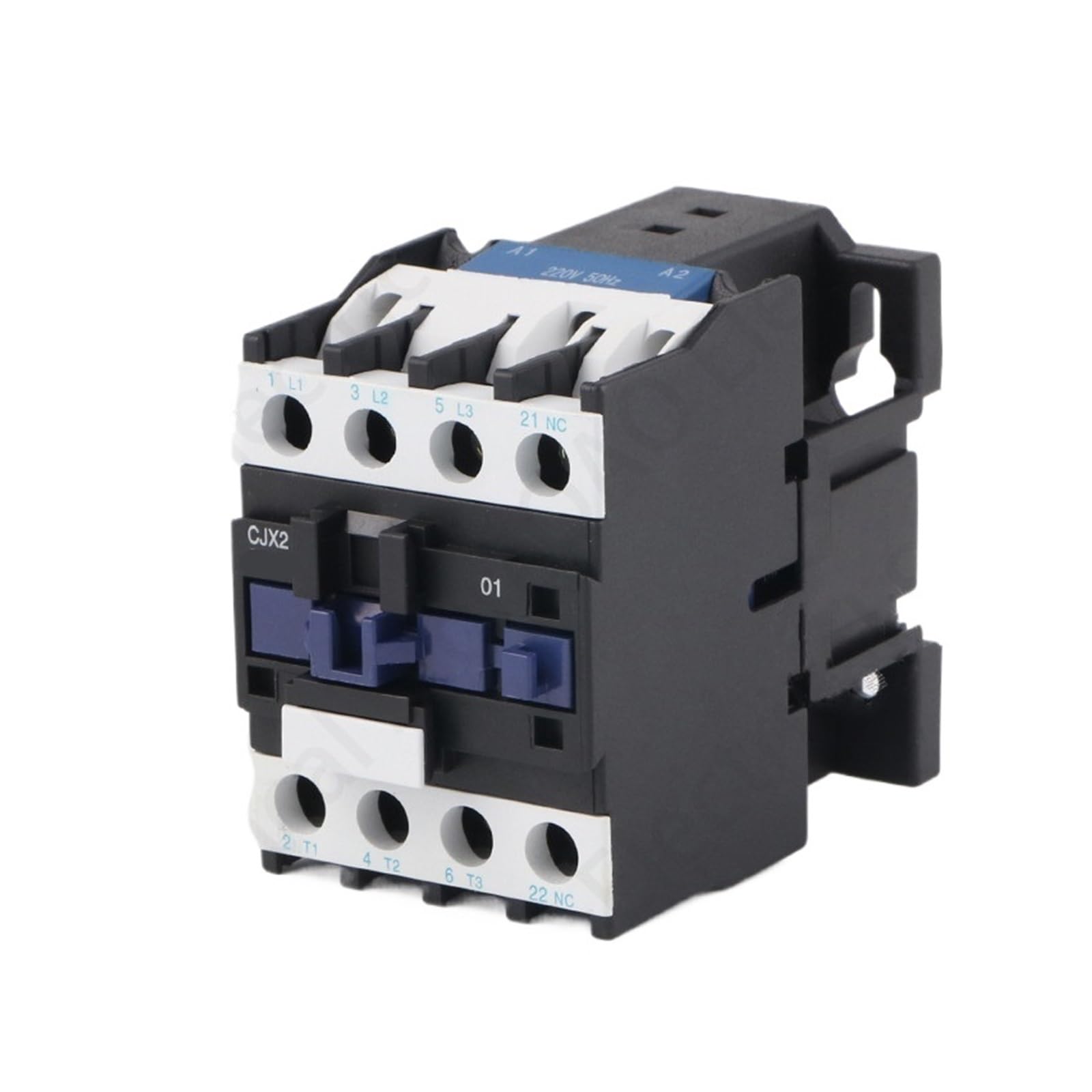 RCGKNNMUZ LC1D AC Contactor CJX2-2501 25A NC Three-Phase DIN Rail Mount Power Contactor 24V 36V 110V 220V 380V(Ac24v)