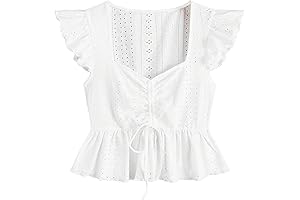 White Crop Blouse Captivating Feminine Style