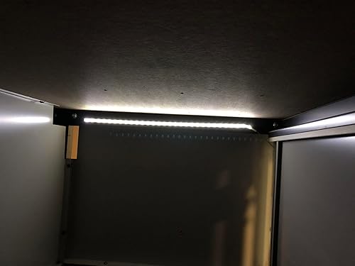 Miniatura 8 de Shocker Hitch RHR - Luces LED de carga con batería AA para caja de camión, luces LED de 35 pulgadas con interruptor y caja de batería AA