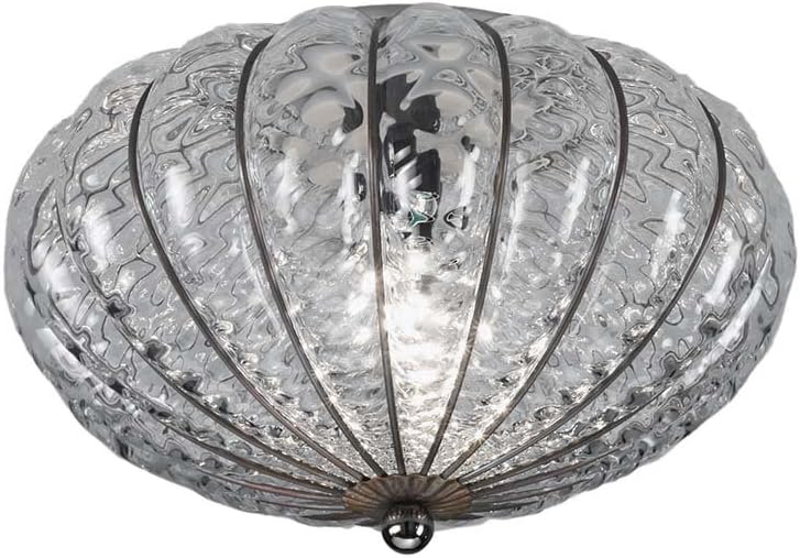 Siru RC121 – 014 CRB Jupiter Ceiling Light Glass, 80 Watts, E14, Crystal Baloton, 29 x 19 cm