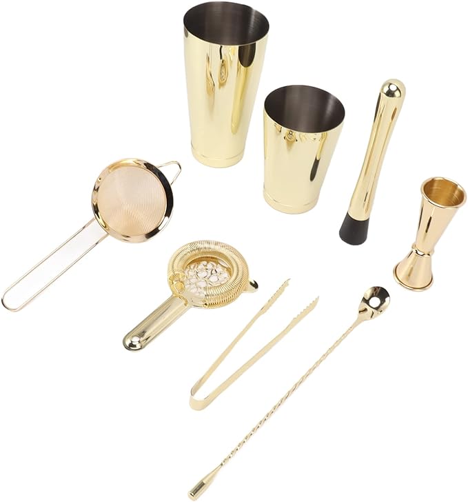 Kit de Bartender ACOGEDO Acero Inoxidable Set de Herramientas Tipo B miniatura 4