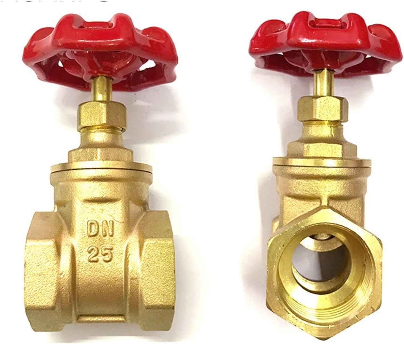 1/2 3/4 1 1-1/4 1-1/2 2 Inch Brass Gate Valves Water Valve Switch Valve Female Thread Gate Valve 1Pcs(3/4")