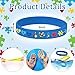 JUNEBRUSHS 120pcs Autism Awareness Silicone Bracelets Puzzle Pieces Ribbons Pattern Inspirational Motivational Rubber Wristbands for Autism Awareness Birthday Decoration Kids Party Favor Gift Supplies
