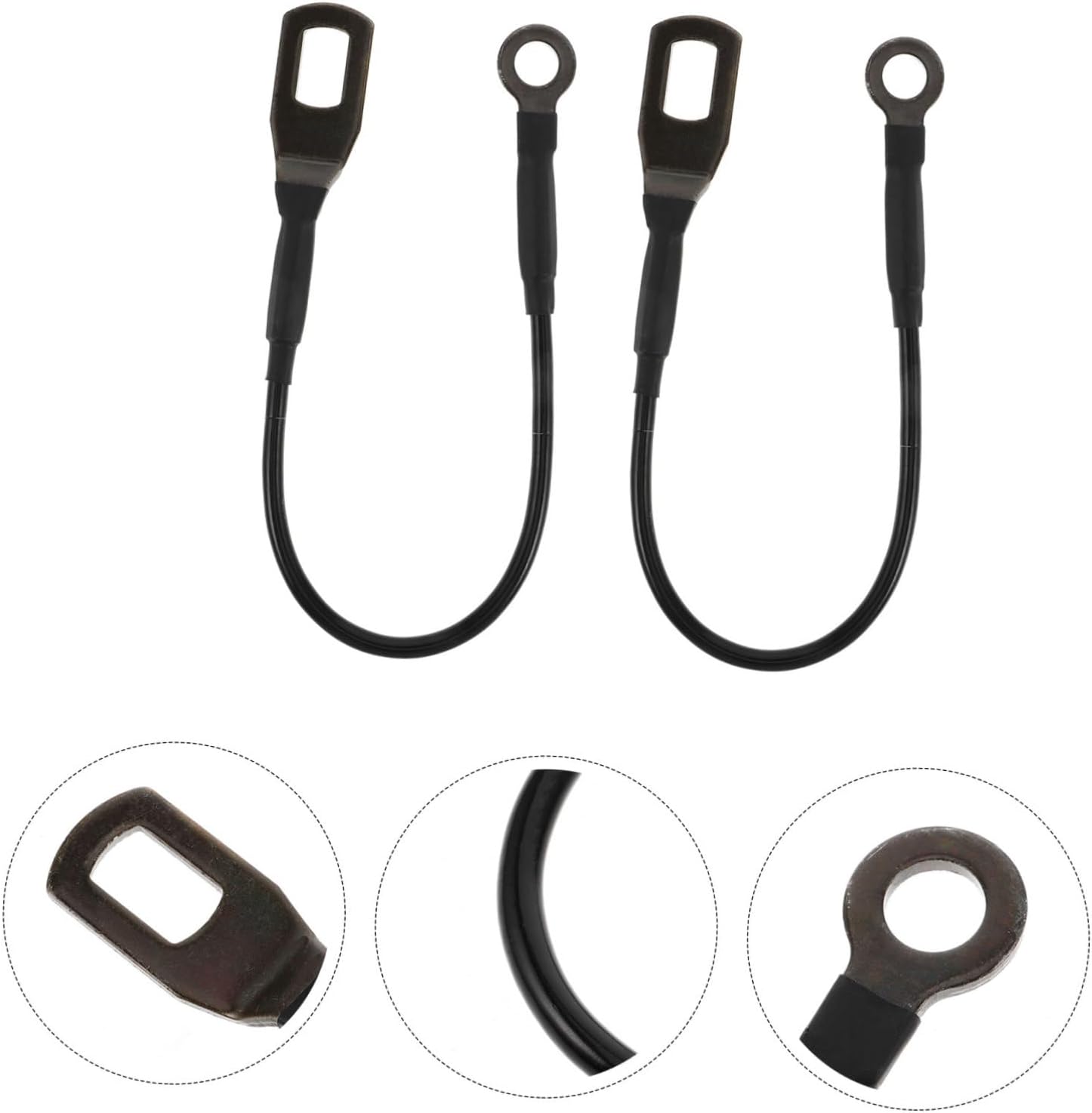 2pcs Heavy-Duty Rear Tailgate Cable Replacement Kit for Pickup Trucks Easy Installation Support Straps with Bolts Compatible with Various Vehicle Models