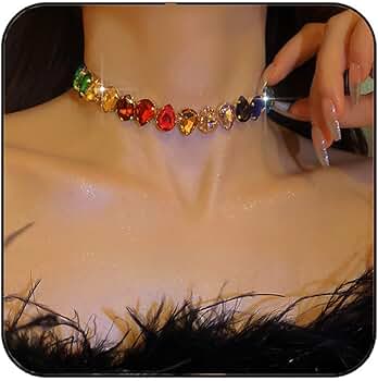 IKUO.paris/ヴィンテージ、カラフルストーンネックレス、チョーカー IKUO.paris/ヴィンテージ、カラフルストーンネックレス、チョーカー