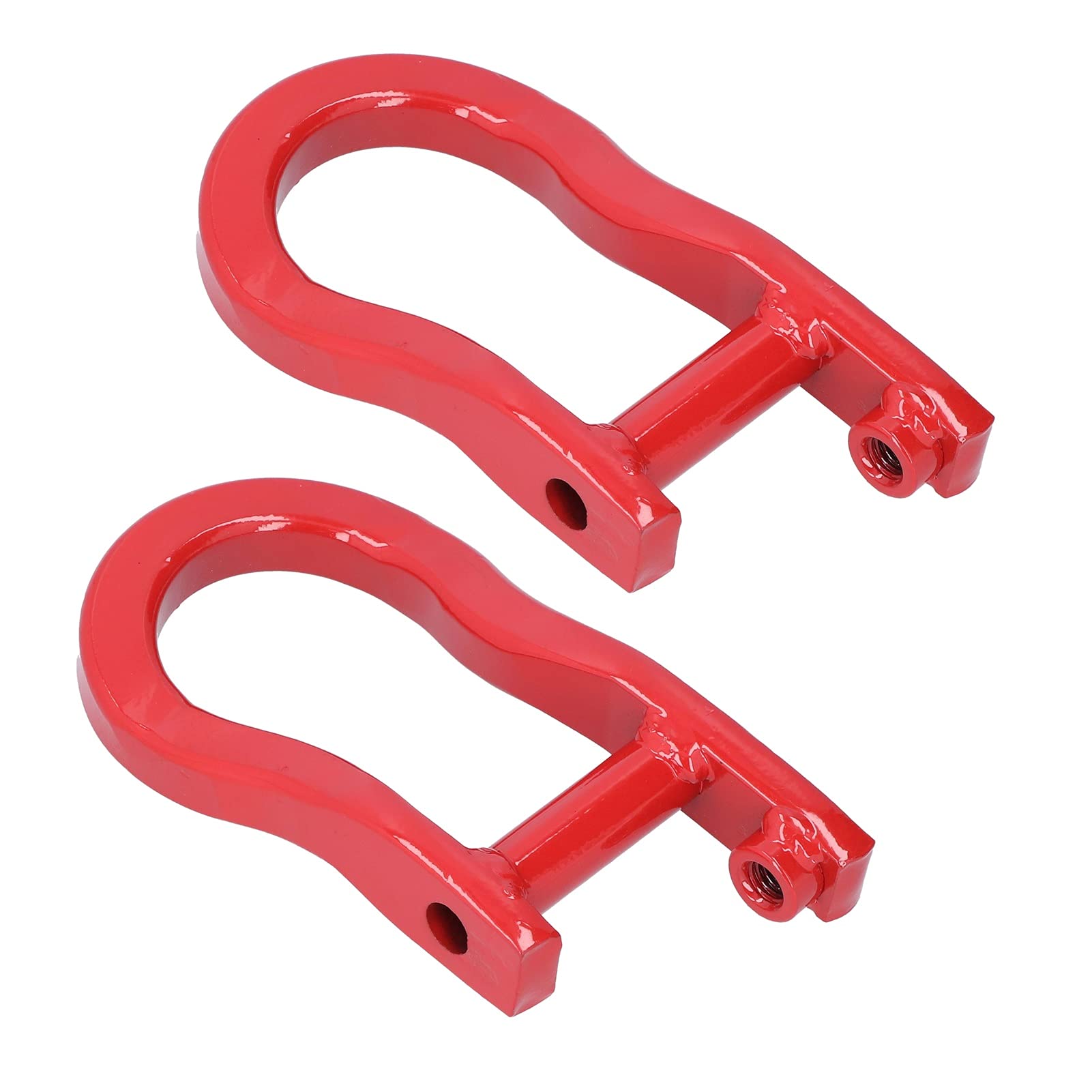 Para Haków Holowniczych Pierścień Holowniczy ze Stopu Czerwonej Stali 84192871 Bezpośredni Zamiennik Przedni Lewy Prawy Dolny do Chevroleta Silverado 1500 Sierra 1500 Holowanie Awaryjne