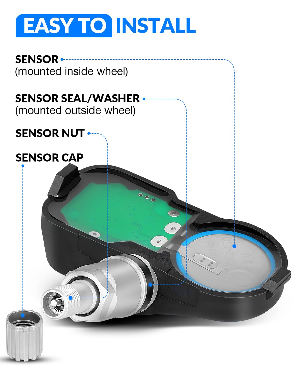 4260706011 Sensor TPMS (4 piezas)