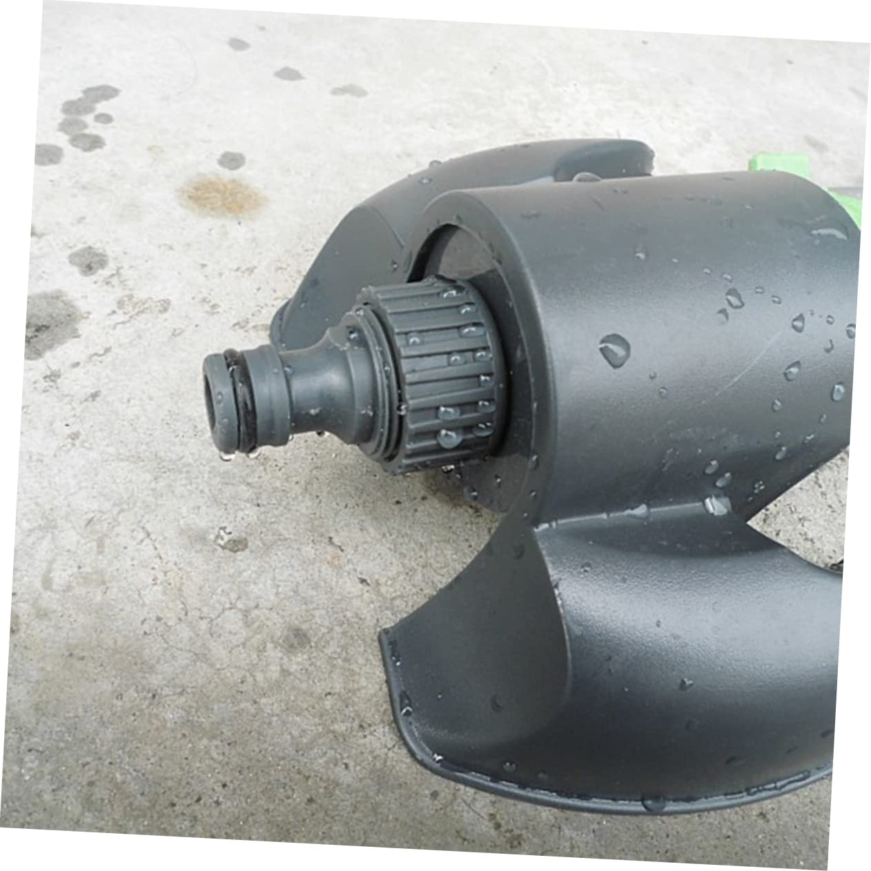 Irrigatore Rotante Automatico da Giardino 1 Pezzo Plastica Metallo Nero | Oscillante per Prato, Rapido Bagnamento del Terreno, Copertura Ampia, Uso su Piante