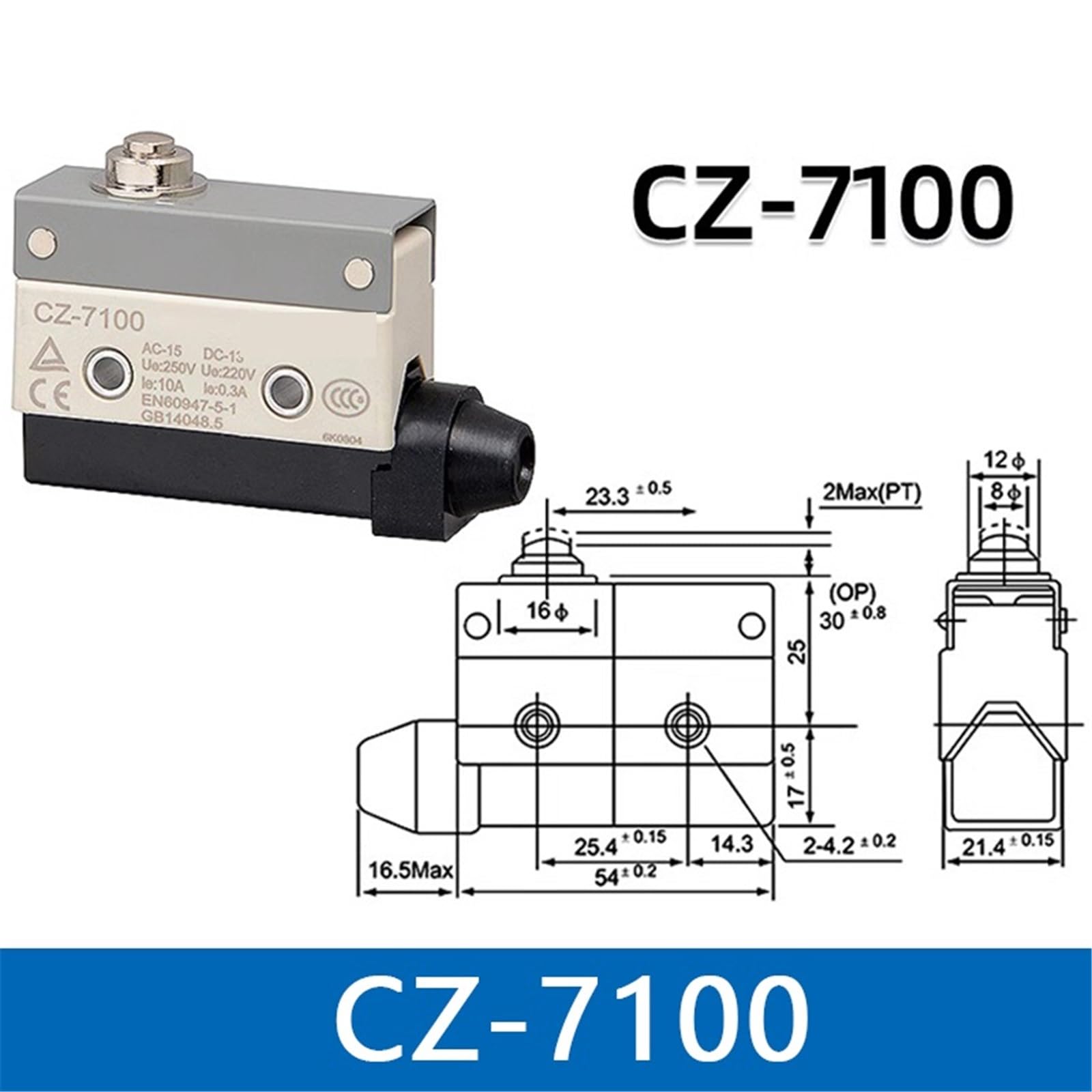 1PCS CZ Series Travel Limit Switch AZ TZ CZ-7311 CZ-7312 CZ-7141