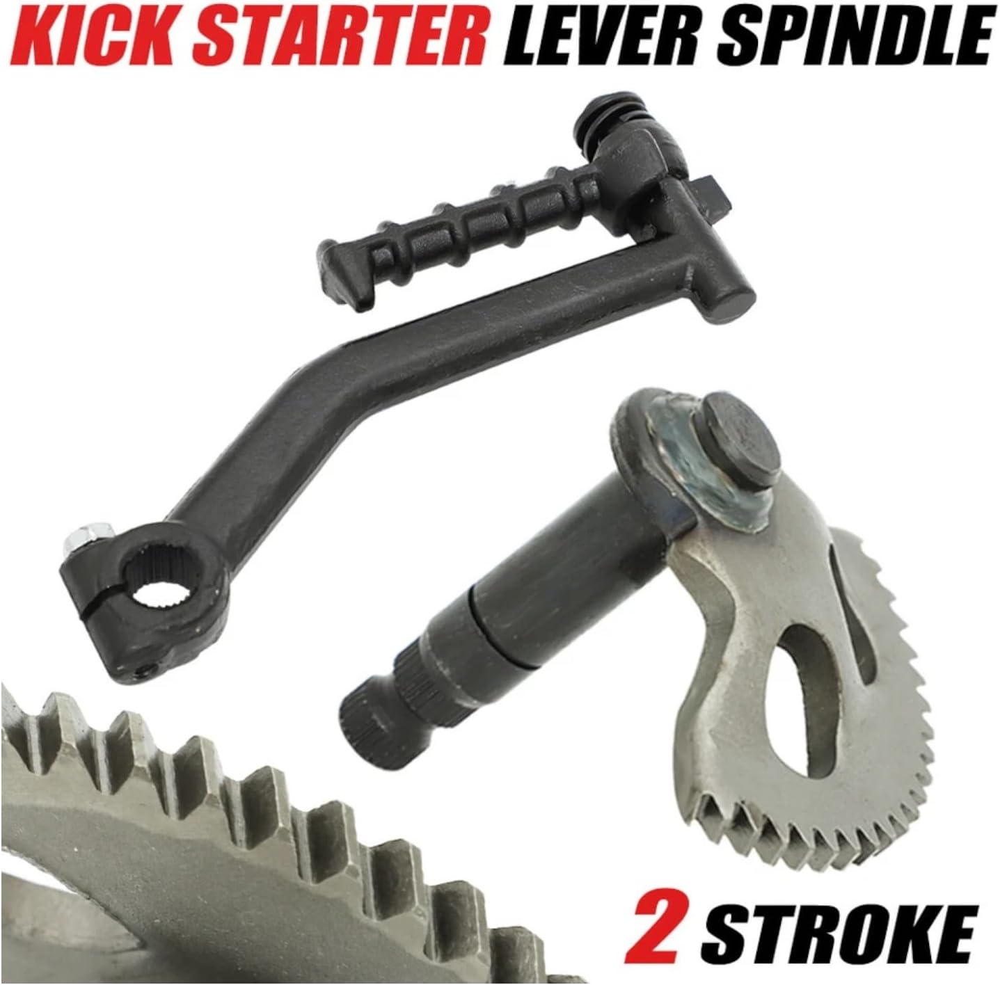 For Can-am DS 90 DS 50 Bombardier 50cc 90cc 2-Stroke Kick Starter Lever Spindle