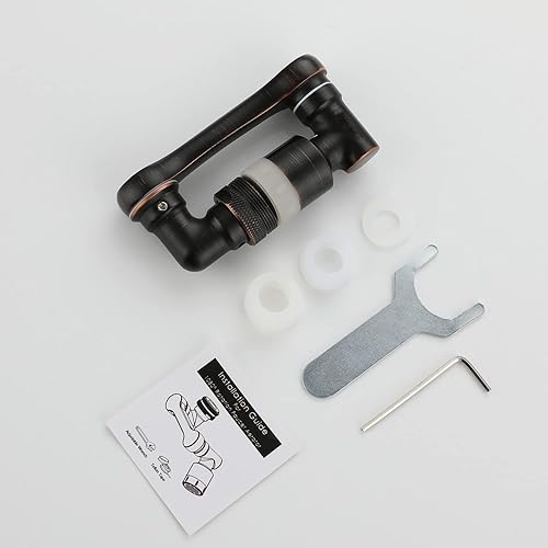 Miniatura 6 de Extensor de grifo giratorio de 1080 Aireador Cobre antiguo