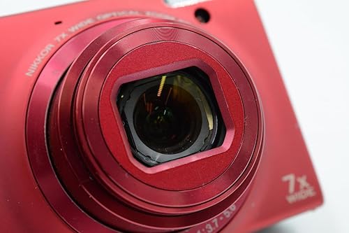 Miniatura 3 de Nikon COOLPIX S6100 Cámara digital de 16 MP con lente de zoom óptico NIKKOR de 7x de gran angular y LCD táctil de 3 pulgadas (Rojo)