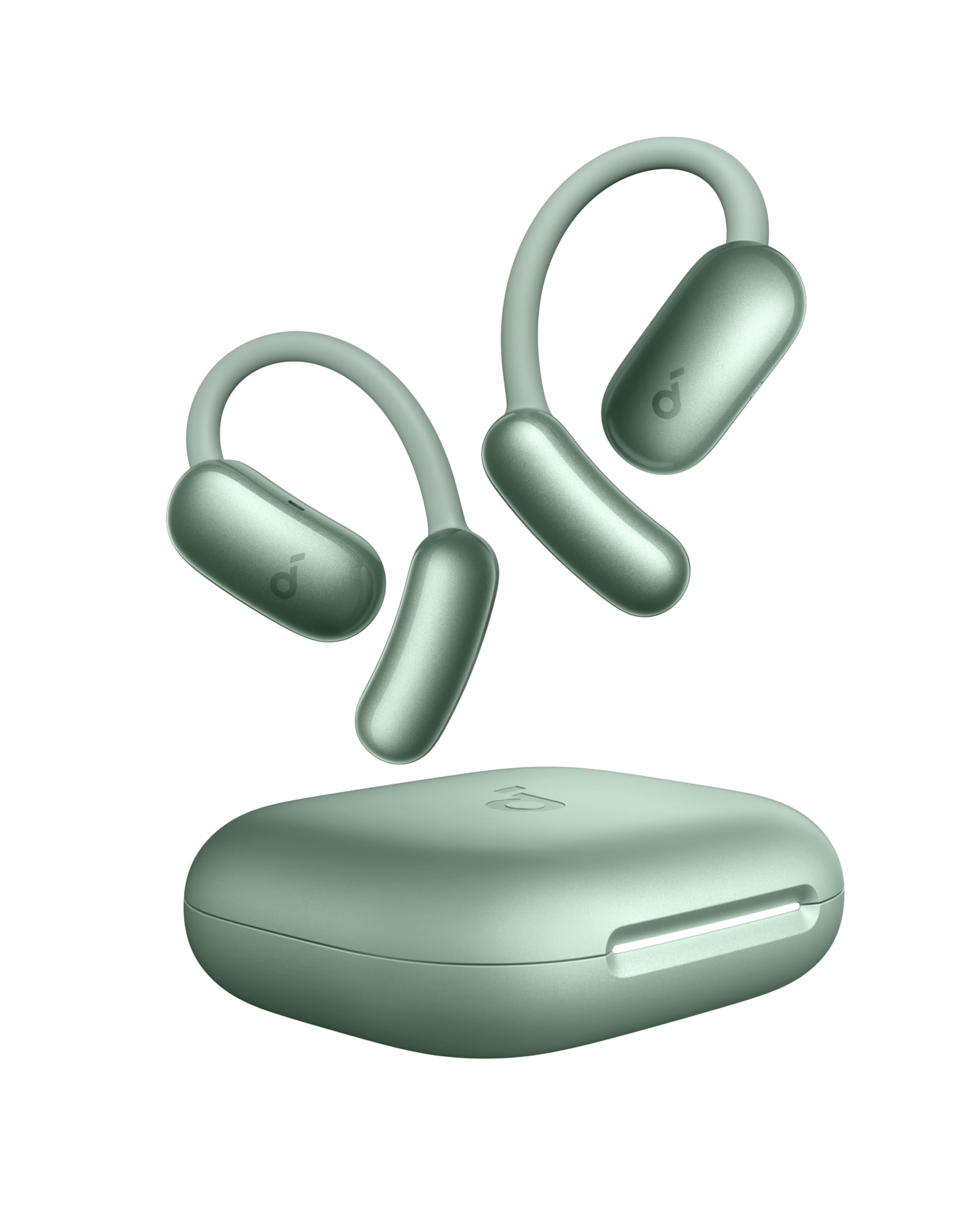 soundcore AeroFit 2 AI Assistant von Anker, Open-Ear-Kopfhörer, druckfreier Sitz, doppelt so kräftiger Bass, Echtzeit-Übersetzung, Hi-Res, 35 Stunden Wiedergabezeit, IP55