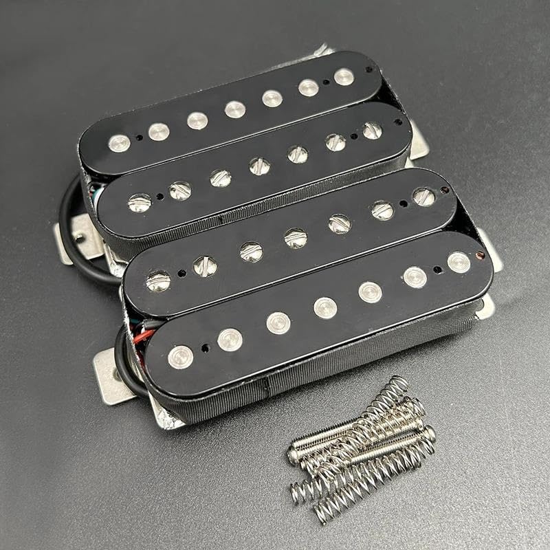 Części Gitar Elektrycznych Alnico 5 7-strunowy Przetwornik Humbucker Do Gitary Elektrycznej Z Cewką Rozdzielającą N-8.8K/B-14.2K Części Do Gitary(B+N)