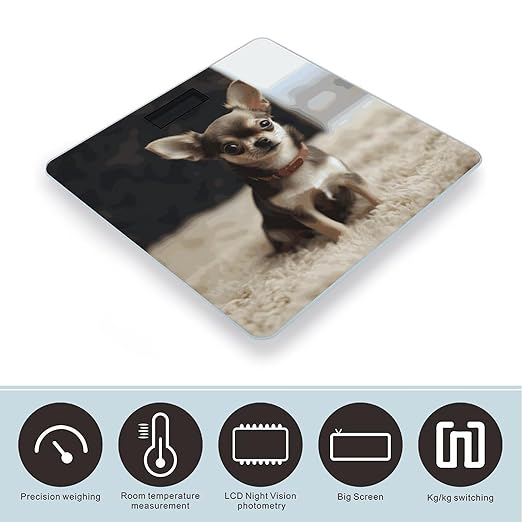 Báscula digital Chihuahua para peso corporal miniatura 3