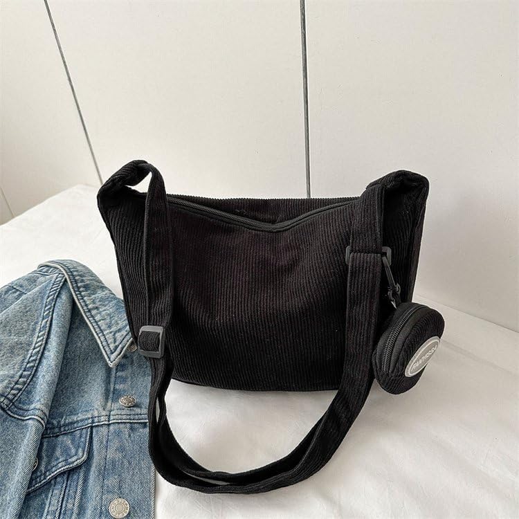 Bolso Tote Crossbody de Pana Unisex